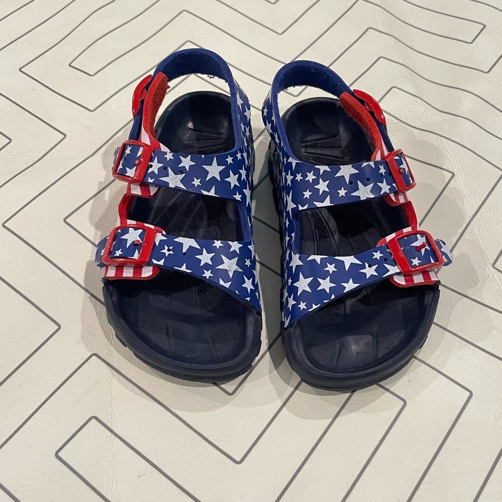 Birki’s American Flag Sandals
